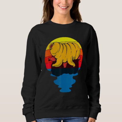Sunset Water Bear Microbiology Tardigrade Sweatshirt