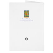 Sunset Watercolor Landscape Autumn Equinox (Back)