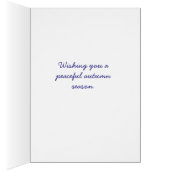 Sunset Watercolor Landscape Autumn Equinox (Inside (Right))