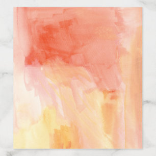 Sunset Watercolor Painting envelope liner