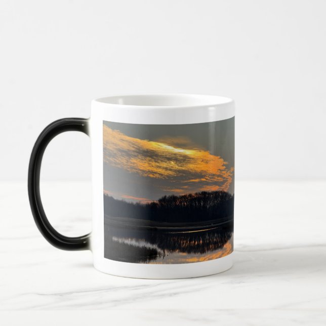 Sunset Waterscape Reflection Mug  (Left)