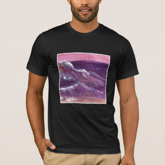 "Sunset Wave" T-Shirt (Black)