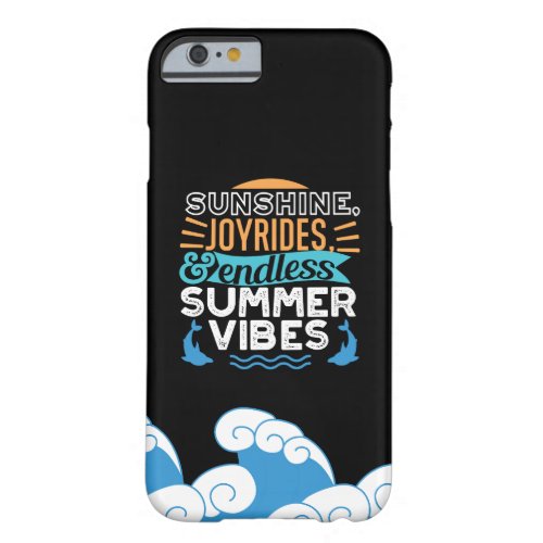 Sunset Waves  Summer Adventures _ Cool Summer Barely There iPhone 6 Case