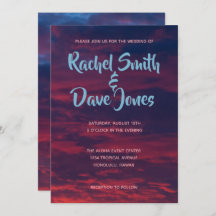 Sunset Wedding Invitation