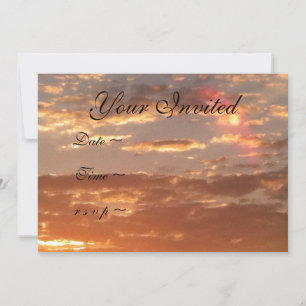 Sunset Wedding Invitations