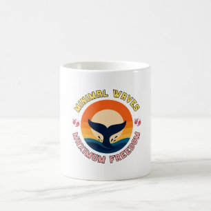 Sunset Whale Tail Serenity Coffee Mug
