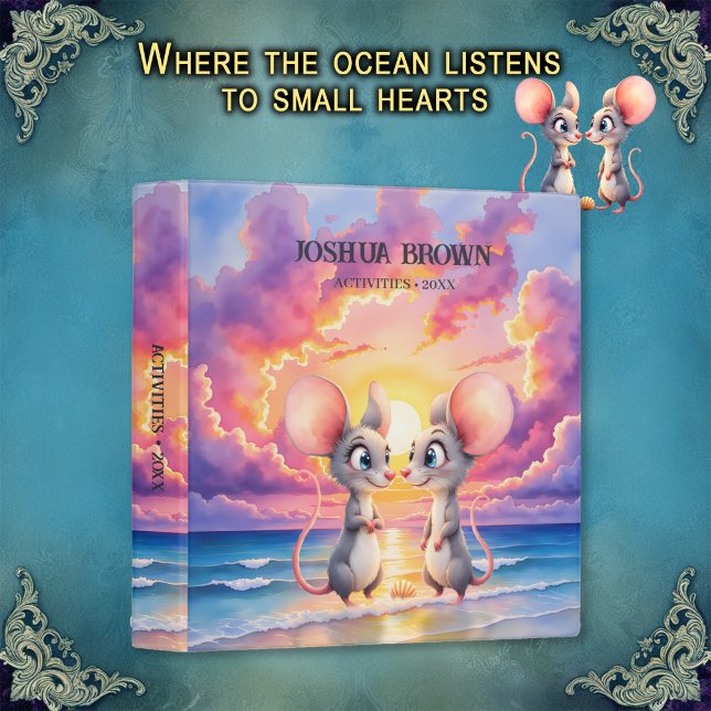 Sunset Whispers – A Tiny Love Story. 3 Ring Binder (Creator Uploaded)