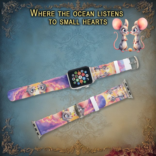 Sunset Whispers – A Tiny Love Story.  Apple Watch Band (Creator Uploaded)