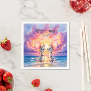 Sunset Whispers – A Tiny Love Story. Napkins