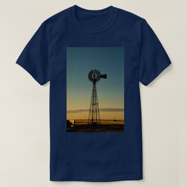Sunset Windmill T-Shirt (Design Front)
