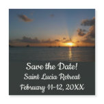 Sunset with Sailboats Save the Date