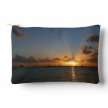 Sunset with Sailboats Tropical Landscape Photo Accessory Pouch