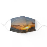 Sunset with Sailboats Tropical Landscape Photo Adult Cloth Face Mask