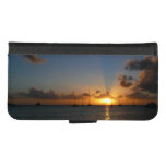 Sunset with Sailboats Tropical Landscape Photo iPhone 8/7 Wallet Case