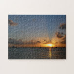 Sunset with Sailboats Tropical Landscape Photo Jigsaw Puzzle