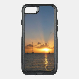 Sunset with Sailboats Tropical Landscape Photo OtterBox Commuter iPhone SE/8/7 Case