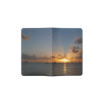 Sunset with Sailboats Tropical Landscape Photo Pocket Moleskine Notebook