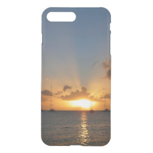 Sunset with Sailboats Tropical Landscape Photo iPhone 8 Plus/7 Plus Case