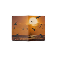 Sunset with Sea Birds