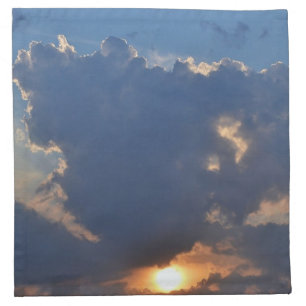 Sunset with Teacup Cloud Formation by STaylor Napkin