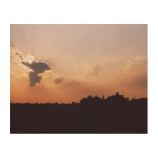 Sunset Wood Wall Decor