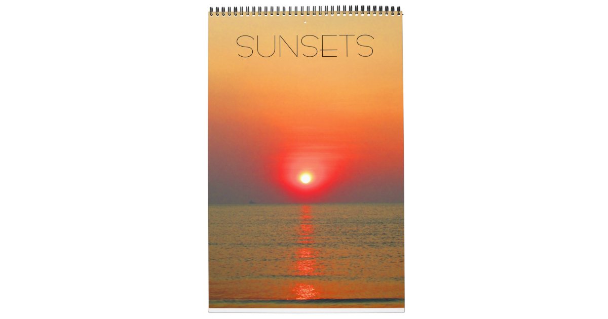 sunset world 2022 calendar