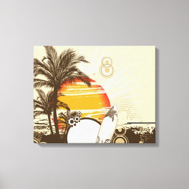 Sunset - Wrapped Canvas Print (Front)
