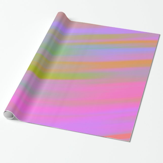 Sunset Wrapping Paper (Unrolled)