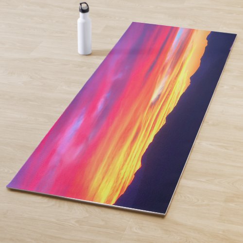 Sunset Zen Vibrant  Yoga Mat