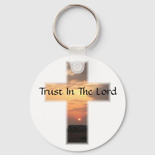 SunsetCrossTrust Keychain (Front)