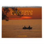 Sunsets-2011-2012 / 15 Month Calendar at Zazzle