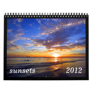 sunsets 2012 calendar