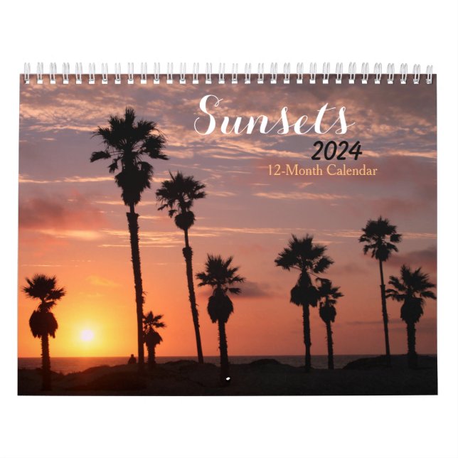 Sunsets 2024 calendar (Cover)