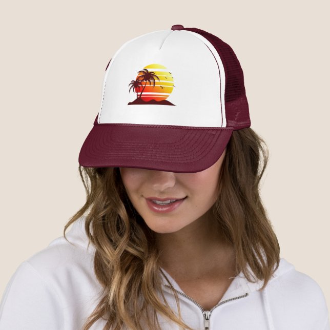 Sunsets are a Breeze Trucker Hat (In Situ)