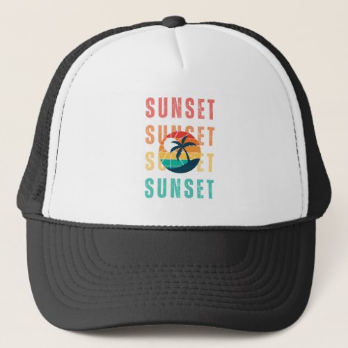 Sunsets Are a Magical Sight Tshirt Trucker Hat