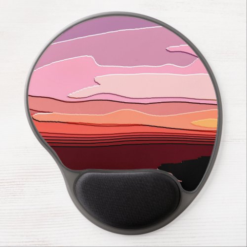 SUNSETS GEL MOUSE PAD