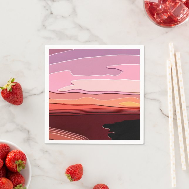 SUNSETS NAPKINS (Insitu)