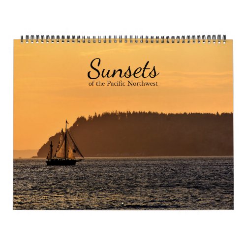 Sunsets of the Pacific Northwest Calendar