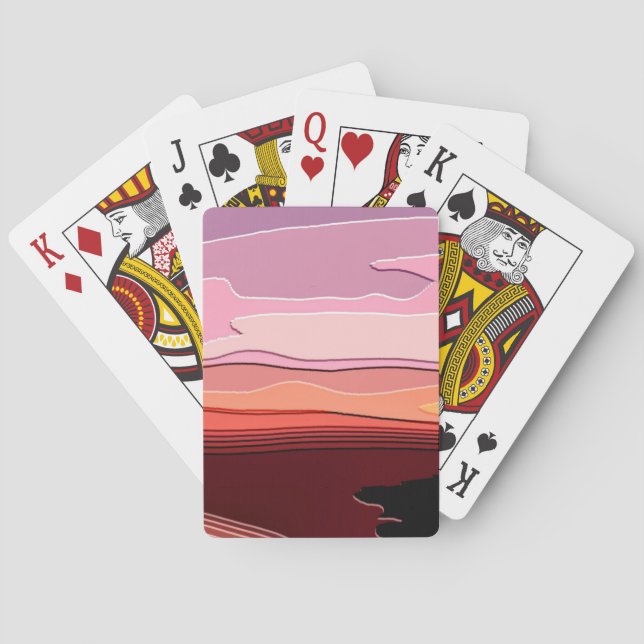 SUNSETS POKER CARDS (Back)