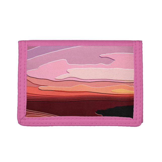 SUNSETS TRI-FOLD WALLET (Front)