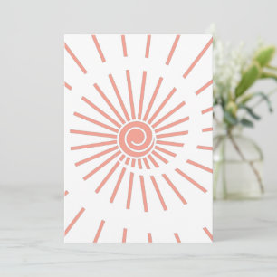 Sunshine 10 thank you card