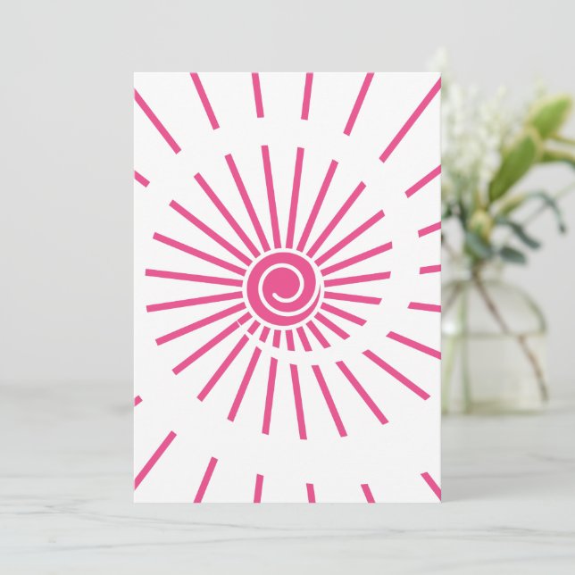 Sunshine 15 thank you card (Standing Front)