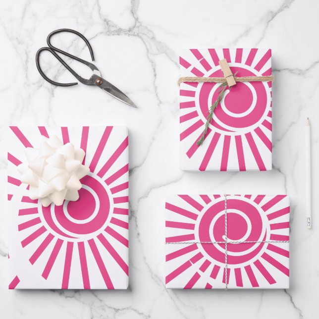 Sunshine 15 wrapping paper sheets (Front)