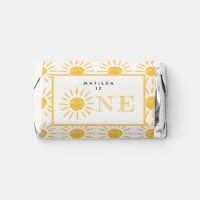 sunshine 1st birthday sun yellow thank you