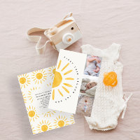 sunshine 1st birthday watercolor sun multi photo