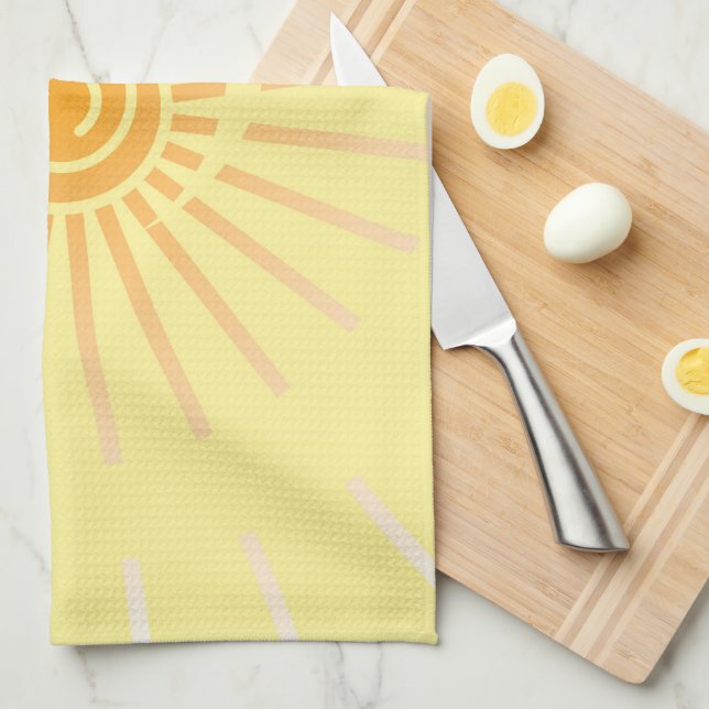Sunshine 3 kitchen towel (Quarter Fold)
