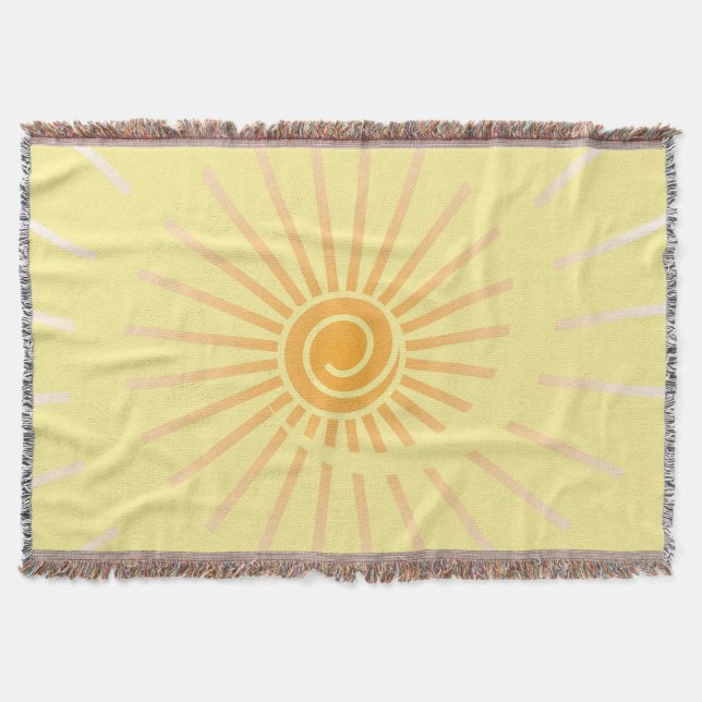 Sunshine 3 throw blanket (Front)