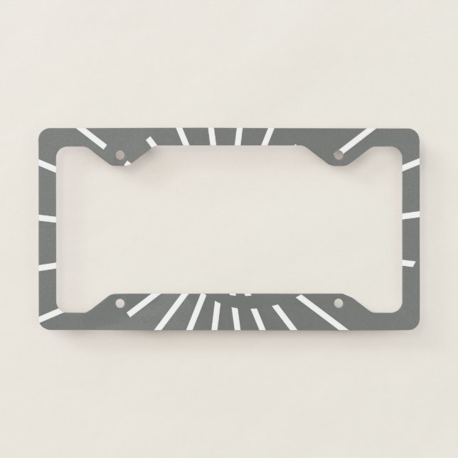 Sunshine 6 license plate frame (Front)