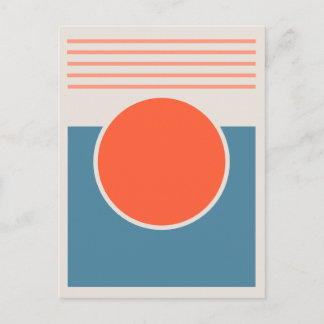 Sunshine Abstract Design Postcard