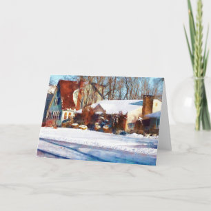 Sunshine After the Snow Holiday Card